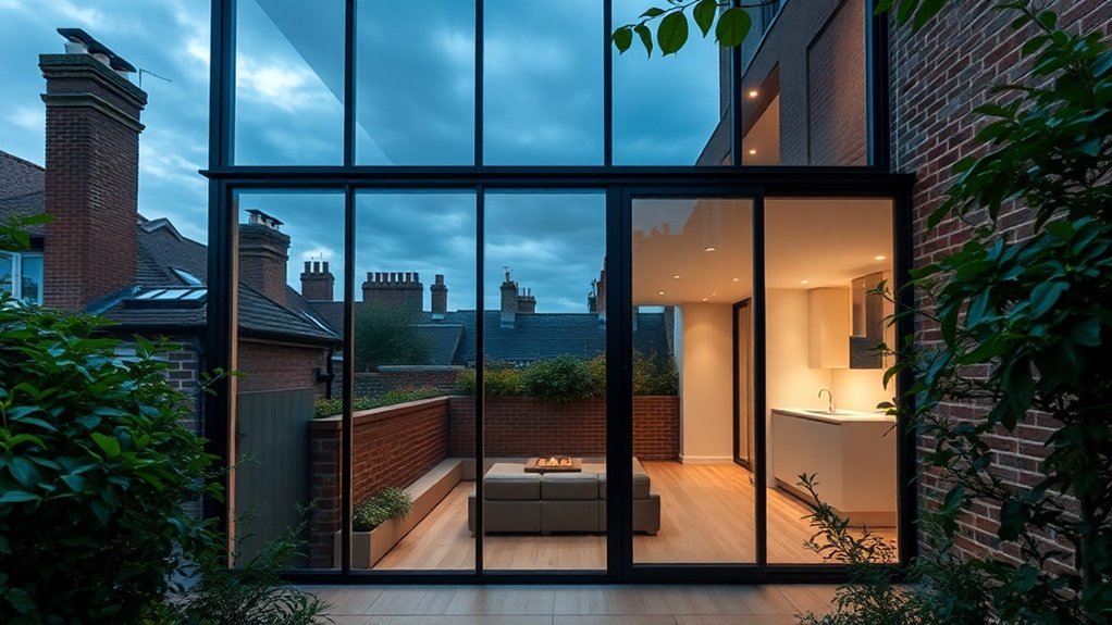 Glass Extension Walls Waltham Abbey